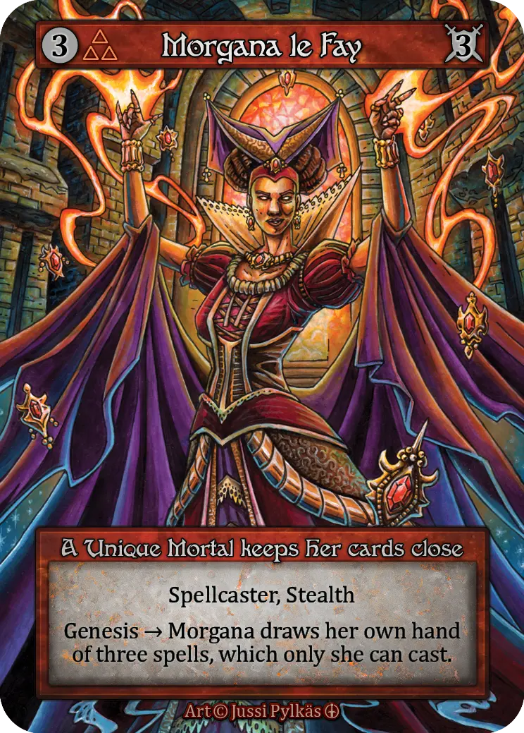 Morgana le Fay, a Sorcery: Contested Realm card