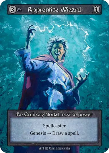 Apprentice Wizard, a Sorcery: Contested Realm card