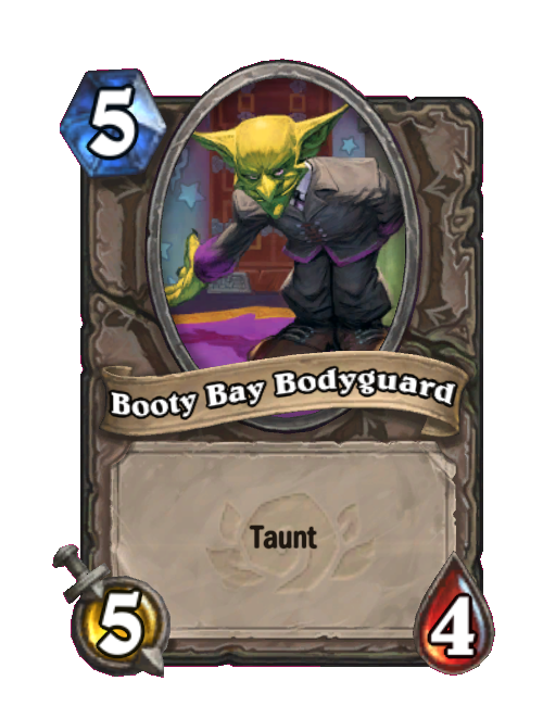 Booty Bay Bodyguard, a Hearthstone Card