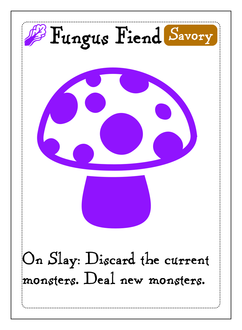 Fungus Fiend, a monster card in Monster Kitchen