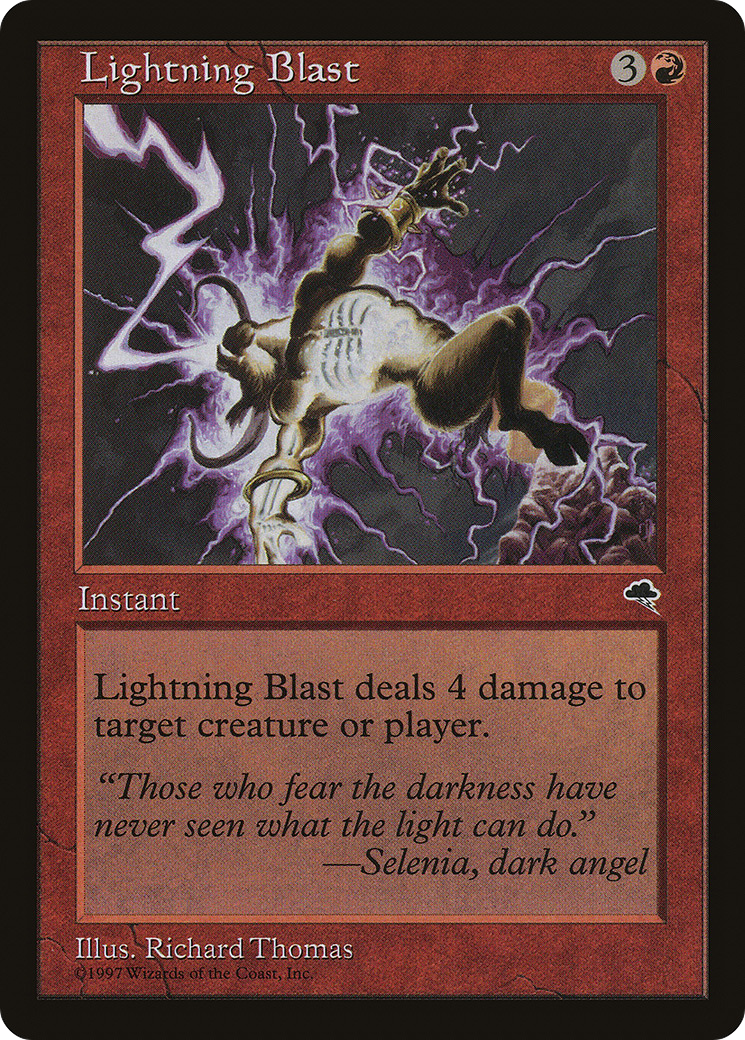 Lightning Blast, a Magic the Gathering card.