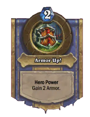 Armor Up, the Warrior Hero Power