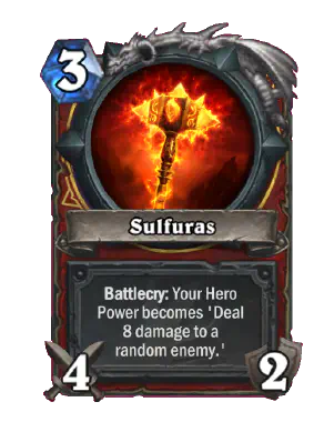 Sulfuras, a special Warrior weapon